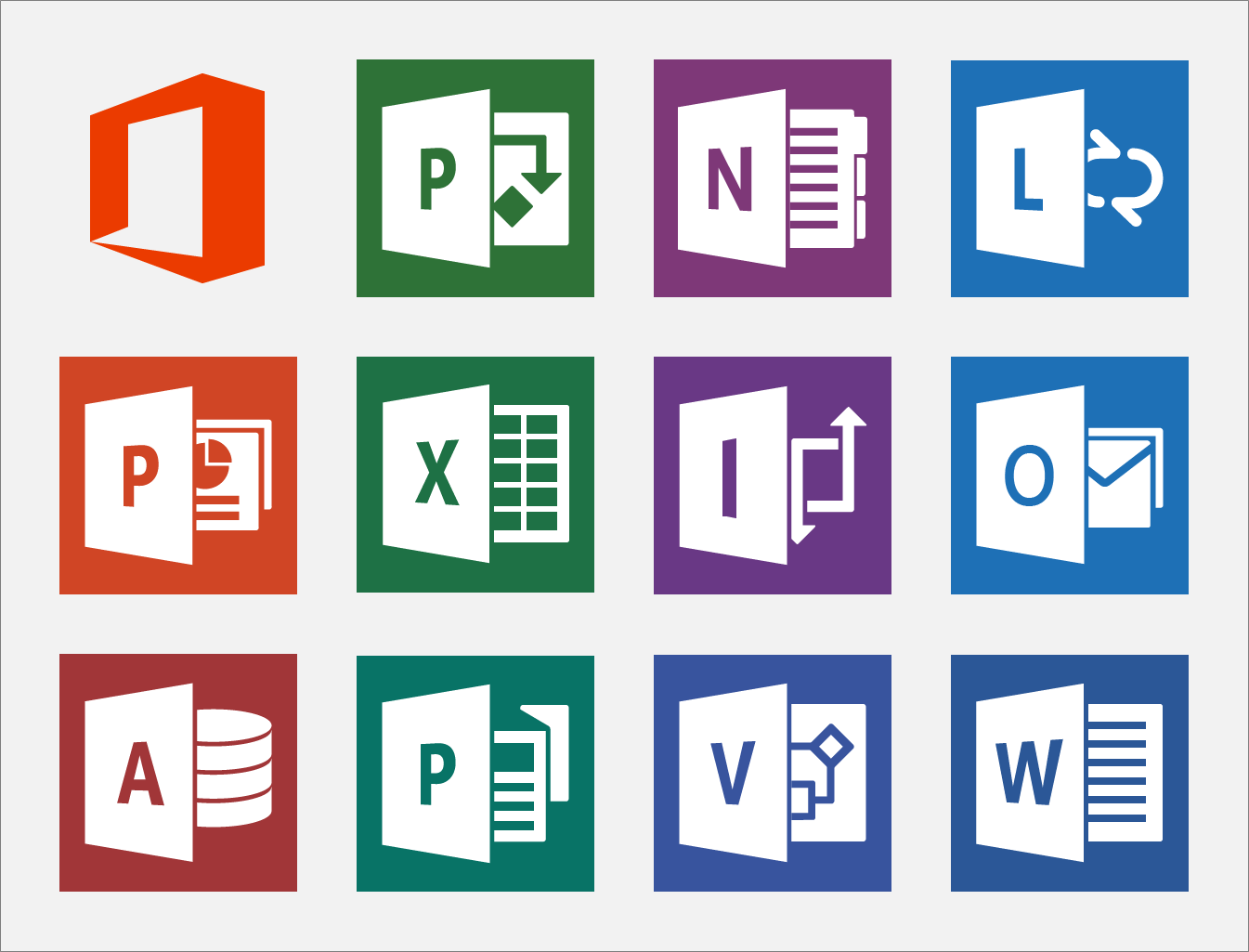 office 365 icons